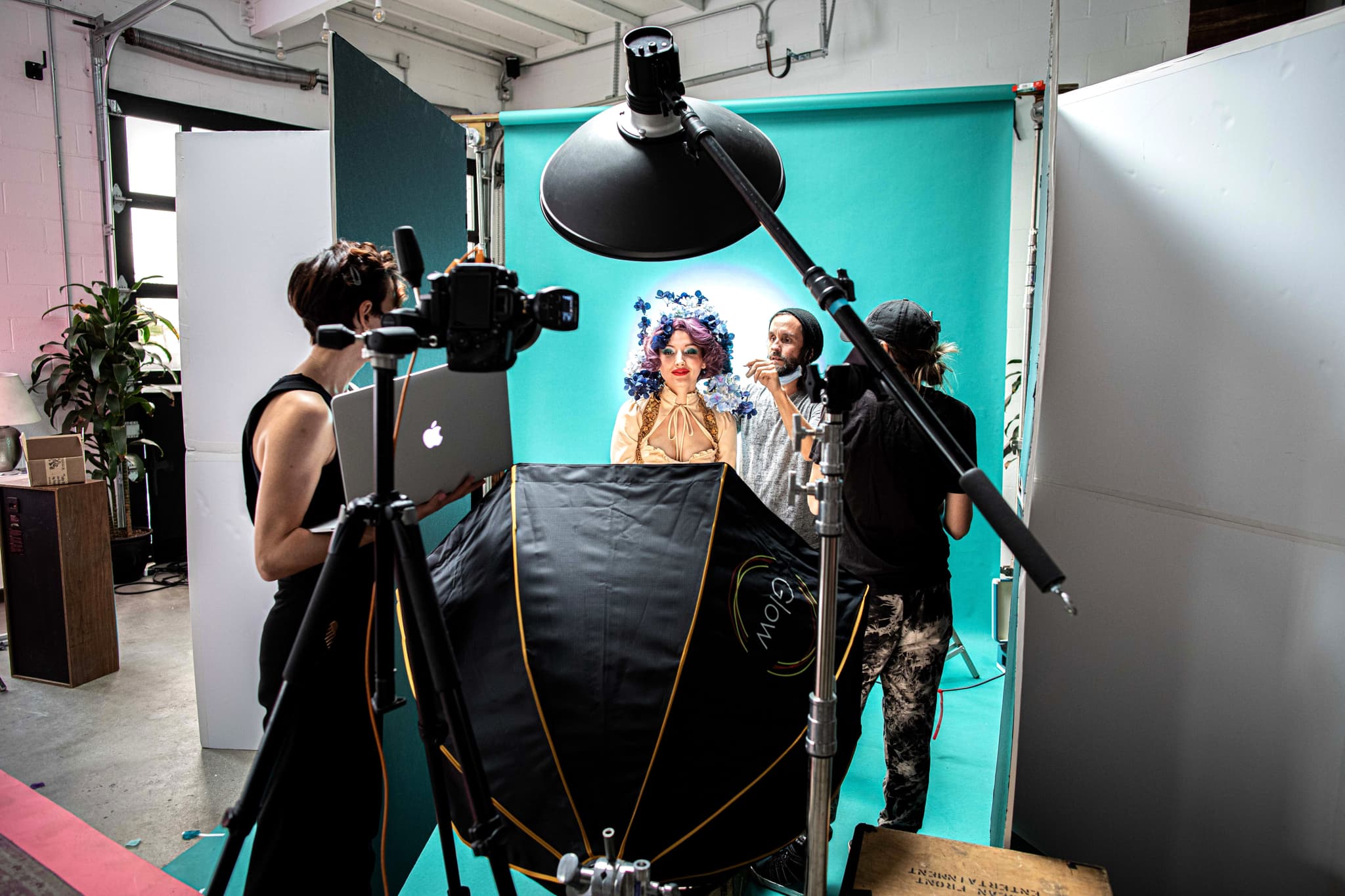 Behind the scenes