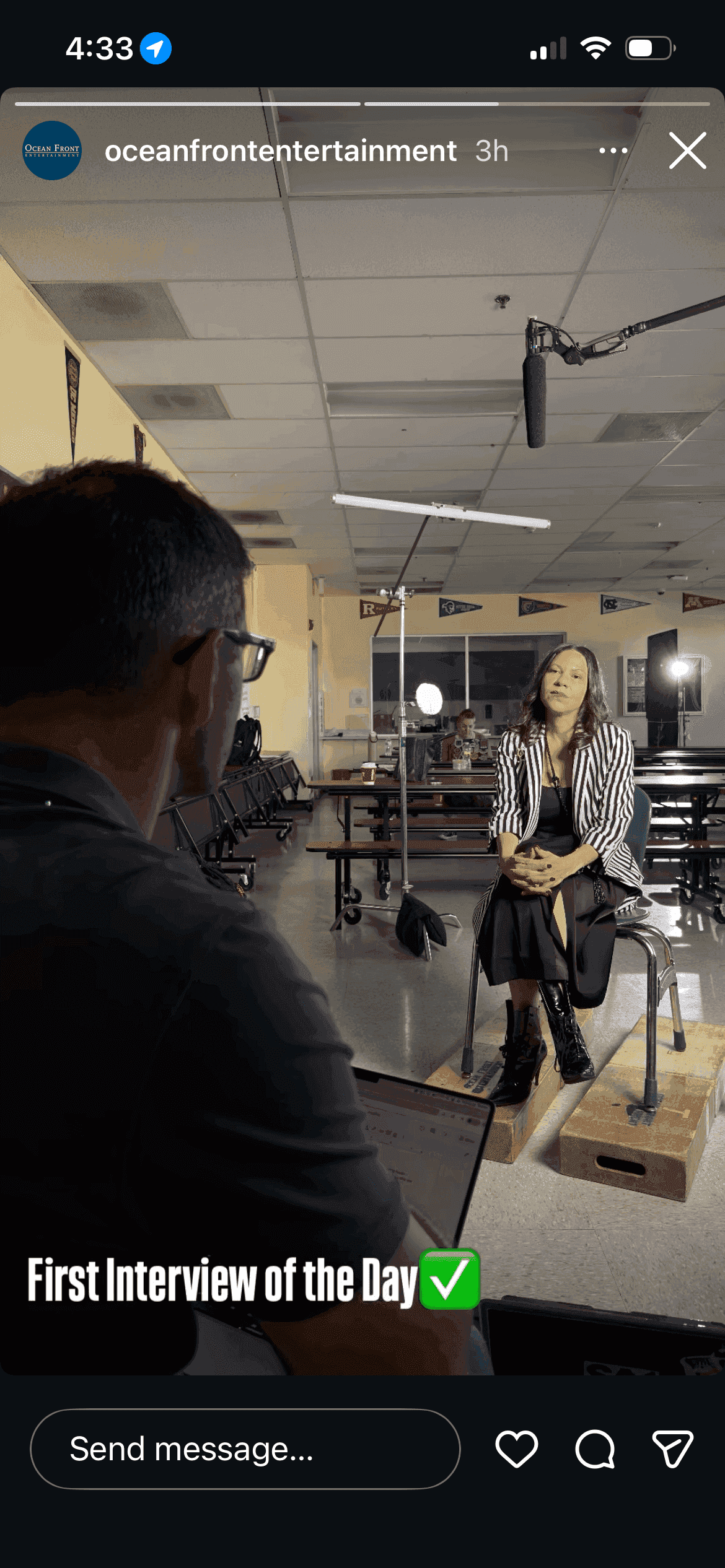 Alliance Foundation BTS On Set